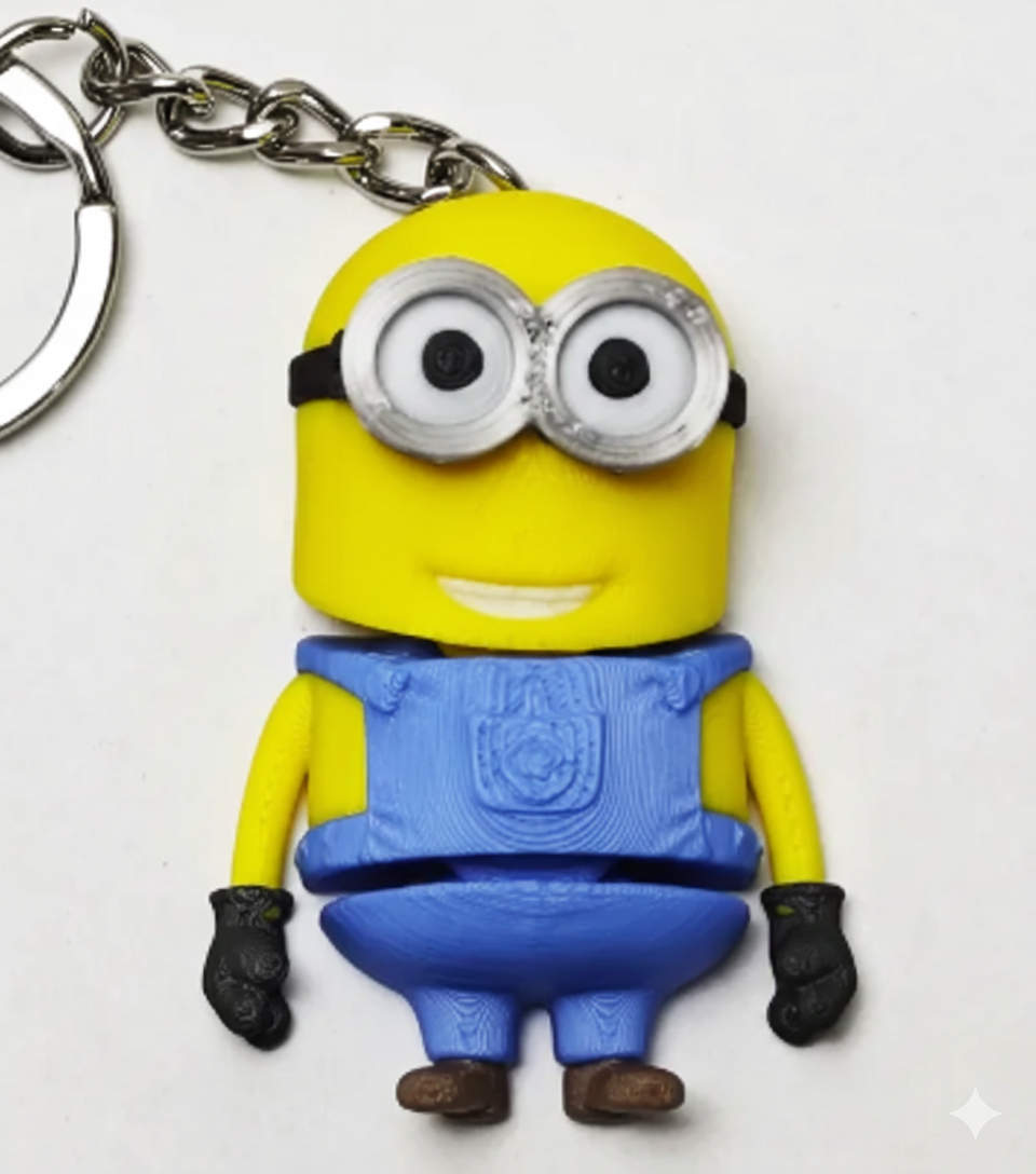 Haraketli Minion Anahtarlık
