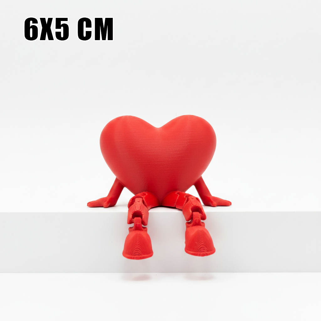 Kalp Dekor Figür